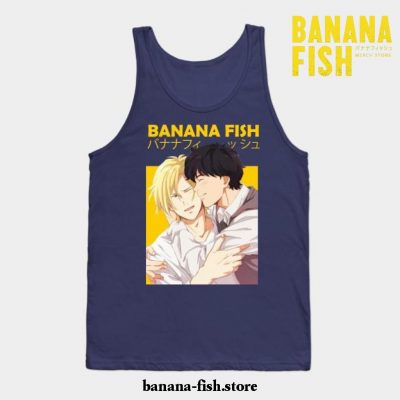 Banana Fish Ash Lynx Eiji Okumura Anime Tank Top Navy Blue / S