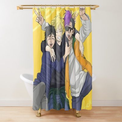 Funny Anime - Banana Fish Shower Curtain Official Cow Anime Merch